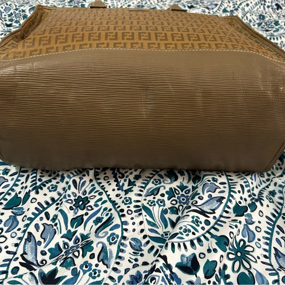 Fendi *project* Tan and Brown Men's Briefcase